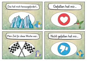 Vorschau - Fördermaterial/Inklusion - 20 Vogel Reflexionskarten für die Vogelklasse - Gesprächsanlass - Seite 3