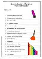 Vorschau - Arbeitsblätter - Boomwhackers - Mysterys : 16 Weihnachtslieder - Seite 3