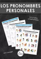Vorschau - Arbeitsblätter - Los pronombres personales - Arbeitsblatt ohne Hilfskasten - Deckblatt