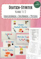 Vorschau - Arbeitsblätter - Deutsch-Starter - Einstieg/ Warm-up - Klasse 1/2 - Deckblatt