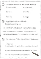 Vorschau - Arbeitsblätter - Groß-und Kleinschreibung / Arbeitsblatt - Seite 1