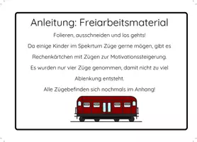 Vorschau - Fördermaterial/Inklusion - Analogierechnen mit Zügen im ZR100 - Seite 3