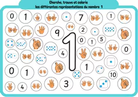 Aperçu - Feuilles d'exercices - Cherche, trouve et colorie - version complète - Page 2