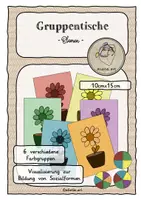 Vorschau - Bildkarten - Tischgruppen Gruppentische Schilder Blumen Farben - Deckblatt