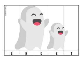 Vista previa - Tarjetas / Manipulativos - Halloween 🎃 puzzle - página 1