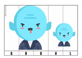 Vista previa - Tarjetas / Manipulativos - Halloween 🎃 puzzle - página 2