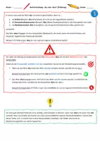 Vorschau - Arbeitsblätter - Klassenarbeit zum Thema dass oder das mit kompaktem Regelblatt (Deutsch - 6./7. Klasse - PDF und WORD-Datei) - Seite 1