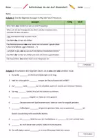 Vorschau - Arbeitsblätter - Klassenarbeit zum Thema dass oder das mit kompaktem Regelblatt (Deutsch - 6./7. Klasse - PDF und WORD-Datei) - Seite 2
