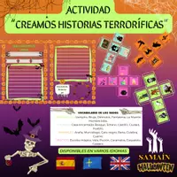 Vista previa - Juegos / Gamificación - CREAMOS HISTORIAS TERRORÍFICAS PARA HALLOWEEN - Portada