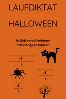 Vorschau - Spiele - Halloween Laufdiktat & Schleichdiktat – 3 Differenzierungsstufen - Seite 1