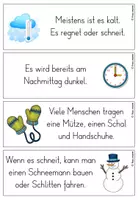 Vorschau - Arbeitsblätter - Winter - Laufdiktat / Schleichdiktat / Schreibspaziergang - Seite 1