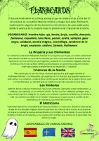 Vista previa - Tarjetas / Manipulativos - HALLOWEEN VOCABULARIO INGLÉS- ASTURIANO y CASTELLANO - Portada