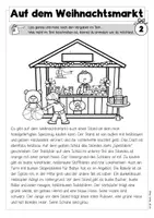 Vorschau - Arbeitsblätter - Auf dem Weihnachtsmarkt - Lese- & Malaufträge - Seite 3