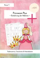 Vorschau - Arbeitsblätter - Einführung der Addition: Prinzessin Plus - Deckblatt