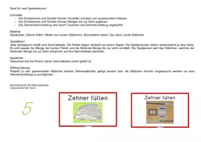 Vorschau - Spiele - Lernspiel: Zehner füllen - Zahlzerlegung - Seite 1