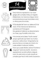 Vista previa - Decoración del aula - 14 Curiosidades del Teatro - América Latina - página 1