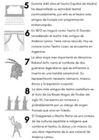 Vista previa - Decoración del aula - 14 Curiosidades del Teatro - América Latina - página 2