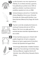 Vista previa - Decoración del aula - 14 Curiosidades del Teatro - América Latina - página 3