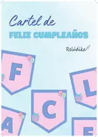 Vista previa - Decoración del aula - Cartel de Feliz Cumpleaños - página 1
