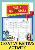 Vorschau - Arbeitsblätter - Roll a winter story: kreatives Schreiben; 2fach differenziert (Englisch) - Deckblatt