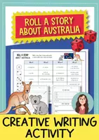 Vorschau - Arbeitsblätter - Roll a story about Australia - kreatives Schreiben (Englisch) - Deckblatt