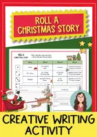 Vorschau - Arbeitsblätter - Roll a Christmas story - kreatives Schreiben; 2-fach differenziert (Englisch) - Deckblatt
