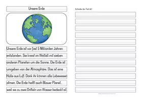 Vorschau - Arbeitsblätter - Die Erde - Materialpaket - Seite 2