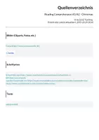 Vorschau - Text - Reading Comprehension A1/A2 - Christmas - Seite 1
