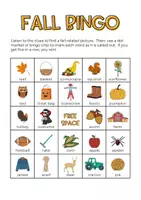 Vorschau - Spiele - BINGO Französisch Englisch Halloween und Herbst LOTO - Seite 3