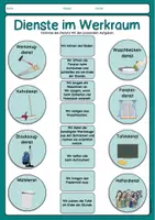 Vorschau - Arbeitsblätter - Materialpaket Werkraum - Poster, Regeln, Dienste, ... - Seite 3