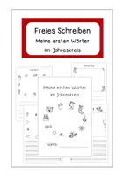 Vorschau - Arbeitsblätter - Freies Schreiben - Meine ersten Wörter im Jahreskreis - Deckblatt