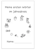 Vorschau - Arbeitsblätter - Freies Schreiben - Meine ersten Wörter im Jahreskreis - Seite 3
