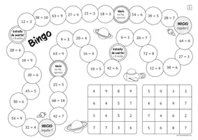 Vista previa - Hojas de trabajo - División hasta 100 - juego de matemáticas - página 2