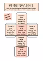 Vorschau - Mal- und Bastelvorlagen - Verbenwürfel französische Verben - Seite 2
