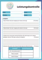 Vorschau - Arbeitsblätter - Leistungskontrolle Das Atmungssystem - Deckblatt