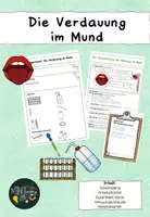Vorschau - Arbeitsblätter - Mein Körper - Wie funktioniert die Verdauung im Mund ? - Deckblatt