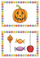 Vorschau - Stundenentwürfe - Tafelkarten für ein Halloween Special + Artikulationsschma - Deckblatt