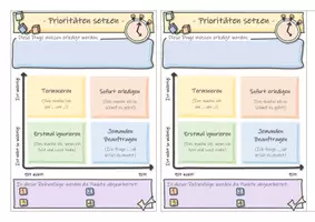 Vorschau - Arbeitsblätter - Lerncoaching - Prioritäten setzen | Lerncoaching Klasse 5-10 - Seite 1