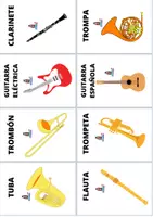 Vista previa - Juegos / Gamificación - Tarjetas musicales memoria luzmapedagoga - página 1