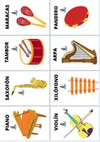 Vista previa - Juegos / Gamificación - Tarjetas musicales memoria luzmapedagoga - página 2
