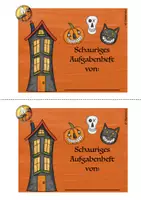 Vorschau - Arbeitsblätter - Halloween: Schauriges Aufgabenheft für die Vorschule - Seite 1
