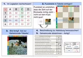 Vorschau - Stationenlernen - Strategische Partner-Puzzles zum Thema Weltraum - Seite 3