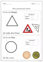 Vorschau - Arbeitsblätter - Geometrie - Flächen Mathe Klasse 1 und 2 - Seite 3