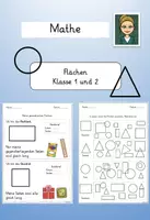 Vorschau - Arbeitsblätter - Geometrie - Flächen Mathe Klasse 1 und 2 - Deckblatt