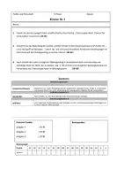 Vorschau - Test - Klausur zum Thema Sozialisation und Bildungspolitik mit Erwartungshorizont (Politik und Wirtschaft - 11. Klasse / E-Phase - PDF und WORD-Datei) - Seite 1
