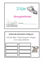 Vorschau - Arbeitsblätter - Waschmaschinen und Züge Übungsheftchen D+M - Seite 2