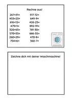Vorschau - Arbeitsblätter - Waschmaschinen und Züge Übungsheftchen D+M - Seite 3
