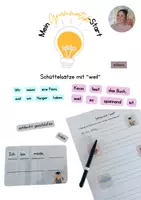 Vorschau - Spiele - Schüttelsätze mit "weil" - Deckblatt