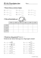 Vorschau - Arbeitsblätter - Zahlenraum 100: einstellig, ohne Überschreitung - 7 ABs - Seite 3