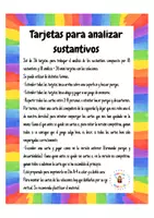 Vista previa - Juegos / Gamificación - Tarjetas análisis sustantivos - página 1